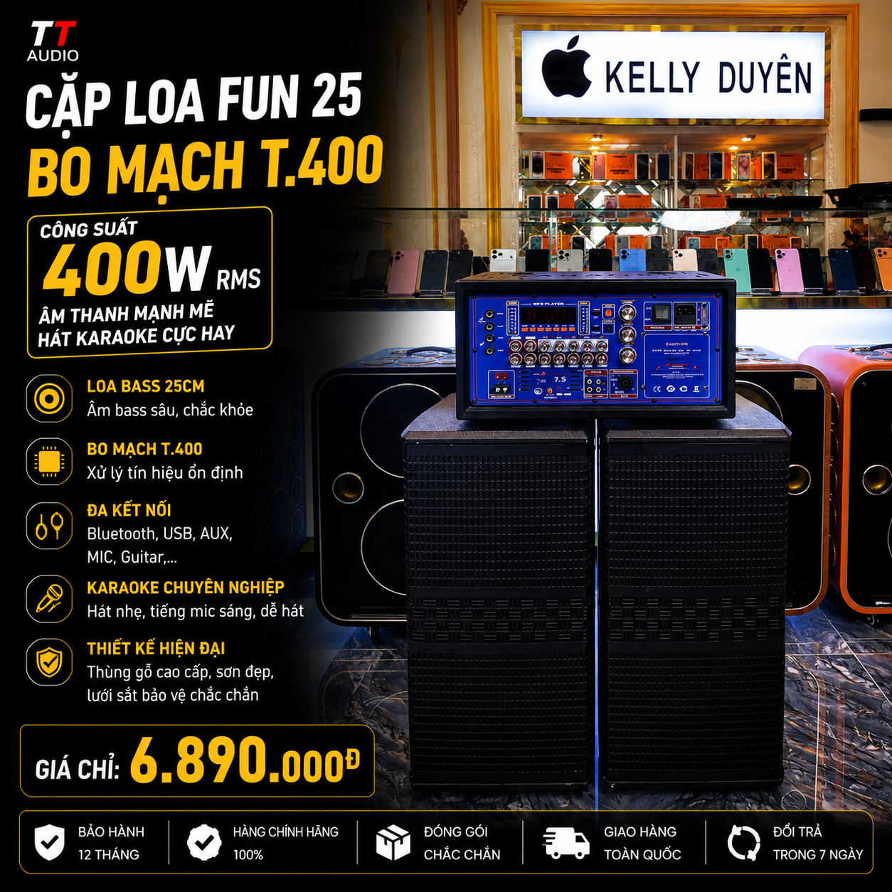 LOA KARAOKE GIA ĐÌNH CAO CẤP _ GIÁ SỈ ( FULL 25 BASS_MB CÔNG XUẤT 400W )